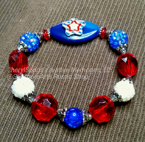 Patriotic Star Bracelet
