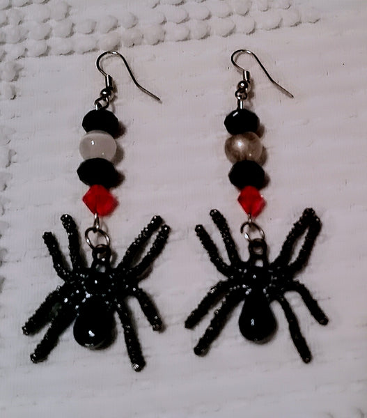 Spooky Spider Earrings