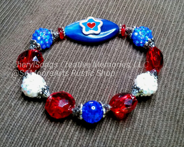 Patriotic Star Bracelet